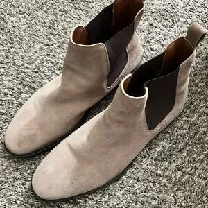 River Island gray suede boots Buy River Island Grey Crepe Sole Chelsea Boots from the Next  main image 4